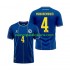 Camiseta de Fútbol Bośnia i Hercegowina Tarik Muharemovic 4 Hombre Casa Copa Mundial 2026 Manga Corta
