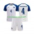 Camiseta de Fútbol Bośnia i Hercegowina Tarik Muharemovic 4 Niño Exterior Copa Mundial 2026 Manga Corta