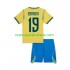 Camiseta de Fútbol Brasil Endrick 19 Niño Casa Copa Mundial 2026 Manga Corta