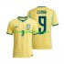 Camiseta de Fútbol Brasil Matheus Cunha 9 Hombre Casa Copa Mundial 2026 Manga Corta