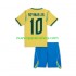 Camiseta de Fútbol Brasil Neymar JR 10 Niño Casa Copa Mundial 2026 Manga Corta