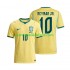 Camiseta de Fútbol Brasil Neymar JR 10 Hombre Casa Copa Mundial 2026 Manga Corta