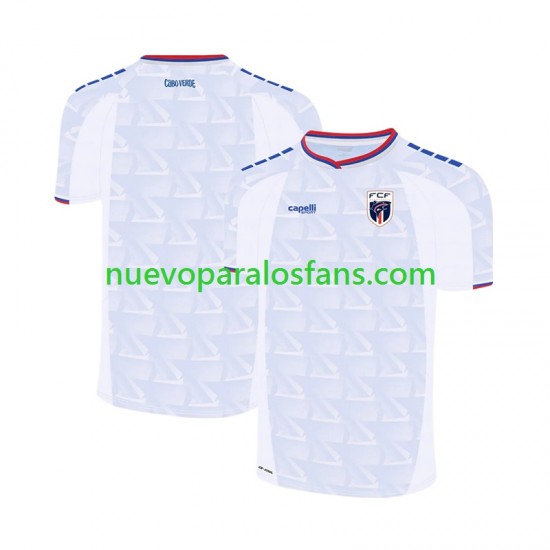 Camiseta de Fútbol Cape Verde Hombre Exterior Copa Mundial 2026 Manga Corta