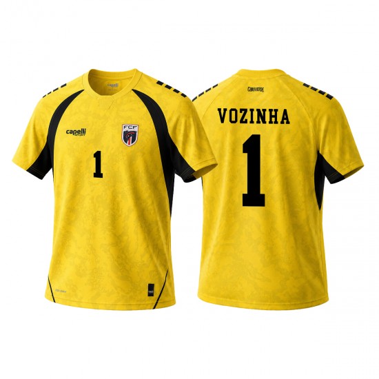Camiseta de Fútbol Cape Verde Vozinha 1 Hombre Exterior Copa Mundial 2026 Manga Corta