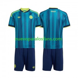 Camiseta de Fútbol Colombia Niño Exterior Copa Mundial 2026 Manga Corta