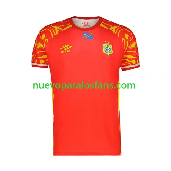 Camiseta de Fútbol DR Congo Hombre Tercera Copa Mundial 2026 Manga Corta