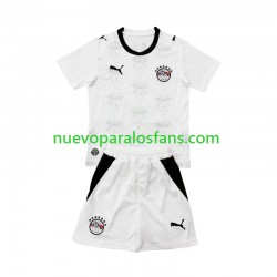 Camiseta de Fútbol Egipto Niño Exterior Copa Mundial 2026 Manga Corta