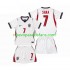 Camiseta de Fútbol Inglaterra Bukayo Saka 7 Niño Casa Copa Mundial 2026 Manga Corta