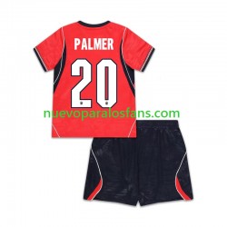 Camiseta de Fútbol Inglaterra Cole Palmer 20 Niño Exterior Copa Mundial 2026 Manga Corta