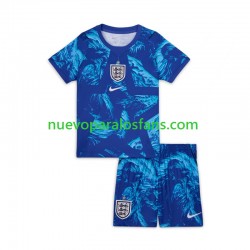 Camiseta de Fútbol Inglaterra Portero Niño Tercera Copa Mundial 2026 Manga Corta