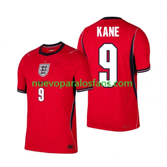 Camiseta de Fútbol Inglaterra Harry Kane 9 Hombre Exterior Copa Mundial 2026 Manga Corta