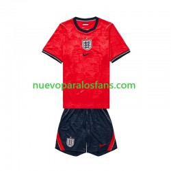 Camiseta de Fútbol Inglaterra Niño Exterior Copa Mundial 2026 Manga Corta