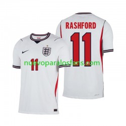 Camiseta de Fútbol Inglaterra Marcus Rashford 11 Hombre Casa Copa Mundial 2026 Manga Corta