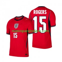 Camiseta de Fútbol Inglaterra Morgan Rogers 15 Hombre Exterior Copa Mundial 2026 Manga Corta