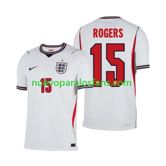 Camiseta de Fútbol Inglaterra Morgan Rogers 15 Hombre Casa Copa Mundial 2026 Manga Corta