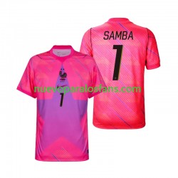 Camiseta de Fútbol Francia Brice Samba 1 Portero Hombre Exterior Copa Mundial 2026 Manga Corta