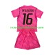 Camiseta de Fútbol Francia Mike Maignan 16 Portero Niño Exterior Copa Mundial 2026 Manga Corta