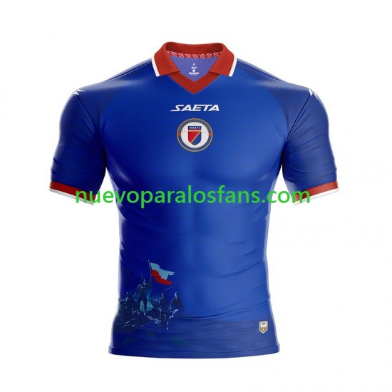 Camiseta de Fútbol Haiti Hombre Casa Copa Mundial 2026 Manga Corta