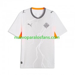 Camiseta de Fútbol Islandia Hombre Exterior 2026 Manga Corta