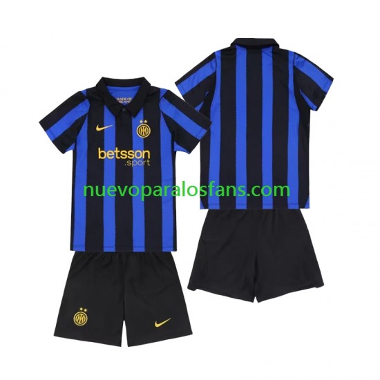 Camiseta de Fútbol Inter Milan Niño Casa 2026-2027 Manga Corta