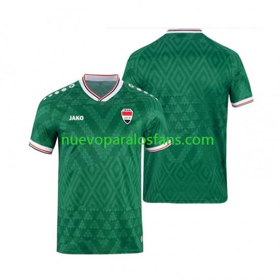 Camiseta de Fútbol Irak Hombre Casa Copa Mundial 2026 Manga Corta