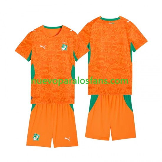 Camiseta de Fútbol Costa De Marfil Hombre Niño Casa Copa Mundial 2026 Manga Corta