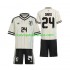 Camiseta de Fútbol Japón Kaishu Sano 24 Niño Exterior Copa Mundial 2026 Manga Corta