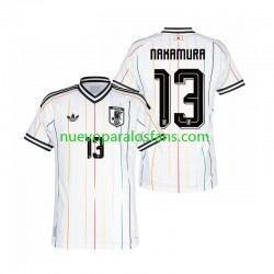 Camiseta de Fútbol Japón Keito Nakamura 13 Hombre Exterior Copa Mundial 2026 Manga Corta