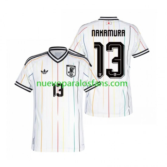 Camiseta de Fútbol Japón Keito Nakamura 13 Hombre Exterior Copa Mundial 2026 Manga Corta