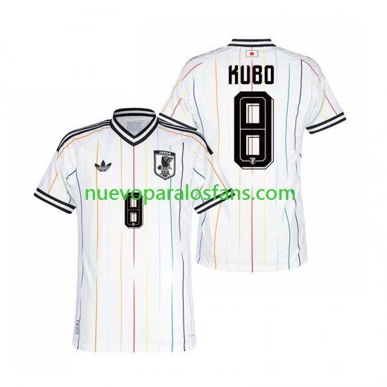 Camiseta de Fútbol Japón Kubo 8 Hombre Exterior Copa Mundial 2026 Manga Corta