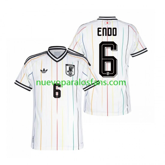 Camiseta de Fútbol Japón Wataru Endo 6 Hombre Exterior Copa Mundial 2026 Manga Corta