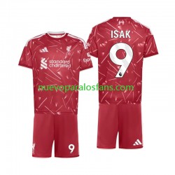 Camiseta de Fútbol Liverpool Alexander Isak 9 Niño Casa 2026-2027 Manga Corta