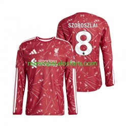 Camiseta de Fútbol Liverpool Dominik Szoboszlai 8 Hombre Casa 2026-2027 Manga Larga