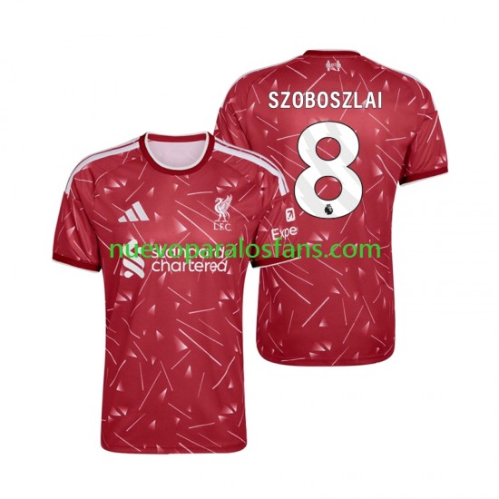Camiseta de Fútbol Liverpool Dominik Szoboszlai 8 Hombre Casa 2026-2027 Manga Corta