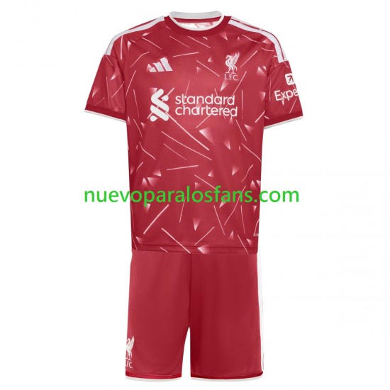 Camiseta de Fútbol Liverpool Niño Casa 2026-2027 Manga Corta