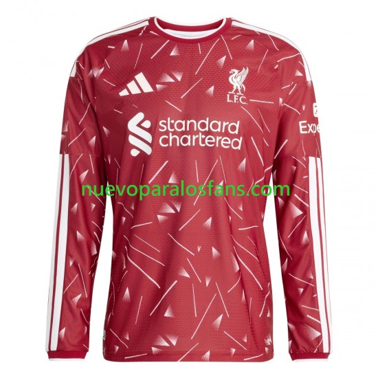 Camiseta de Fútbol Liverpool Hombre Casa 2026-2027 Manga Larga
