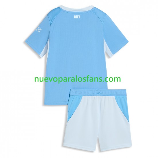 Camiseta de Fútbol Manchester City Niño Casa 2026-2027 Manga Corta
