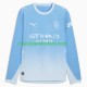 Camiseta de Fútbol Manchester City Hombre Casa 2026-2027 Manga Larga