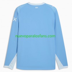 Camiseta de Fútbol Manchester City Hombre Casa 2026-2027 Manga Larga