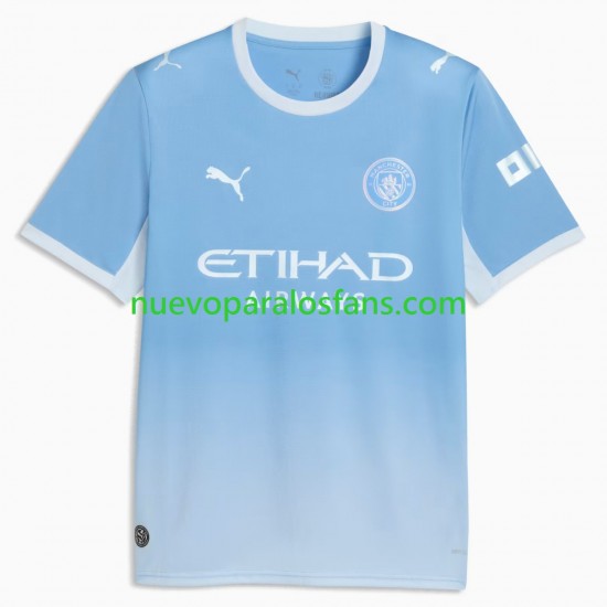 Camiseta de Fútbol Manchester City Hombre Casa 2026-2027 Manga Corta