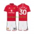 Camiseta de Fútbol Manchester United Benjamin Sesko 30 Niño Casa 2026-2027 Manga Corta