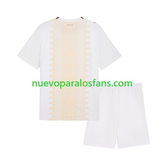 Camiseta de Fútbol Marruecos Niño Exterior 2026 Manga Corta