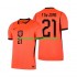 Camiseta de Fútbol Países Bajos Frenkie de Jong 21 Hombre Casa Copa Mundial 2026 Manga Corta