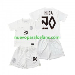 Camiseta de Fútbol Noruega Antonio NUSA 20 Niño Tercera Copa Mundial 2026 Manga Corta