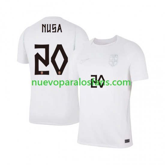 Camiseta de Fútbol Noruega Antonio NUSA 20 Hombre Tercera Copa Mundial 2026 Manga Corta