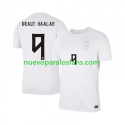 Camiseta de Fútbol Noruega Braut Haaland 9 Hombre Tercera Copa Mundial 2026 Manga Corta