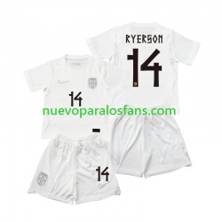 Camiseta de Fútbol Noruega Julian Ryerson 14 Niño Tercera Copa Mundial 2026 Manga Corta