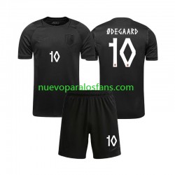 Camiseta de Fútbol Noruega Martin Odegaard 10 Niño Exterior Copa Mundial 2026 Manga Corta