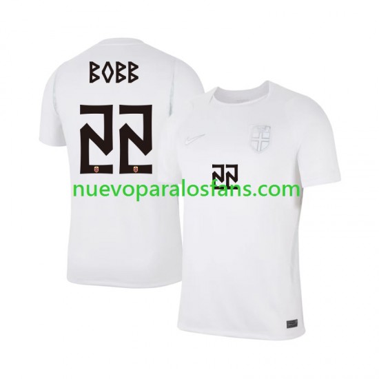 Camiseta de Fútbol Noruega Oscar Bobb 22 Hombre Tercera Copa Mundial 2026 Manga Corta