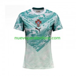 Camiseta de Fútbol Portugal Mujer Exterior Copa Mundial 2026 Manga Corta